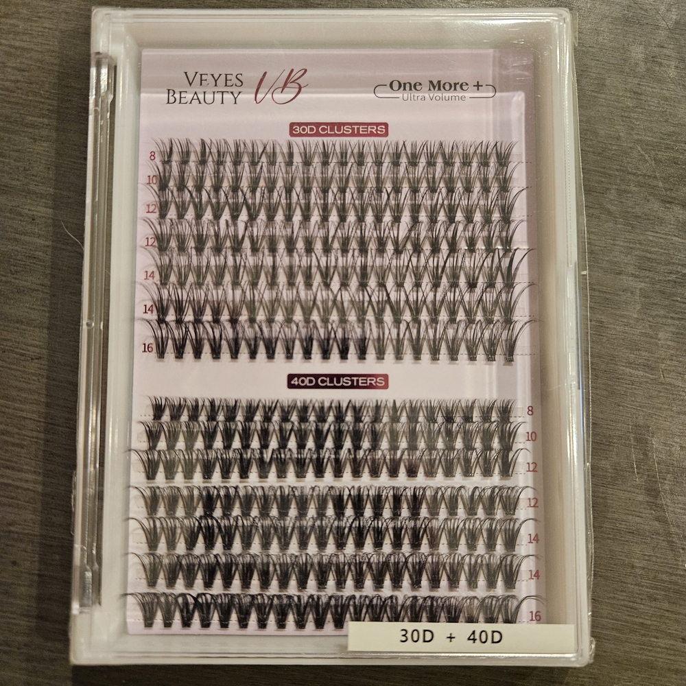 Ultra Volume Eyelash Clusters - Black